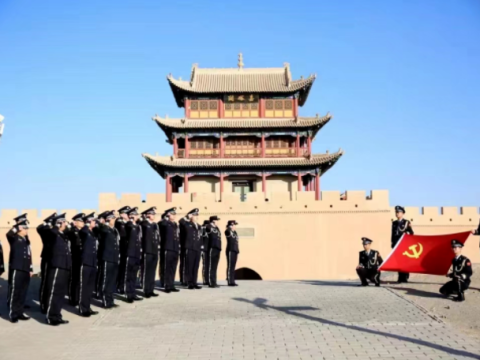 【喜迎二十大 忠诚保平安】甘肃嘉峪关：凝心聚力谋发展 昂扬向上谱新篇